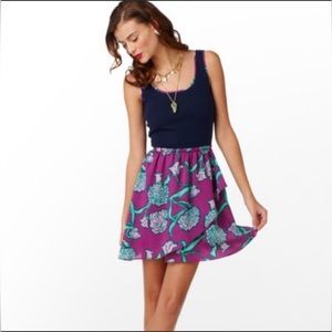 💜 LILLY PULITZER Megyn Dress Pocket Full of Posies Size XS